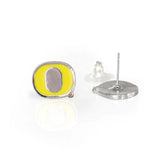 Fan Frenzy Gifts Oregon Ducks Officially Licensed Post Earrings